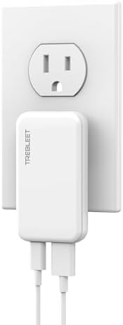 Ultra-Thin 20W USB-C PD Fast Portable Charger, 2-Port Wall Charger, Dual Port PD 3.0& QC 3.0 Compatible for iPhone 15 &15 Pro, 14&14Pro, 13/ 13Pro/ 12/12Pro/ Pixel 8& 8 Pro