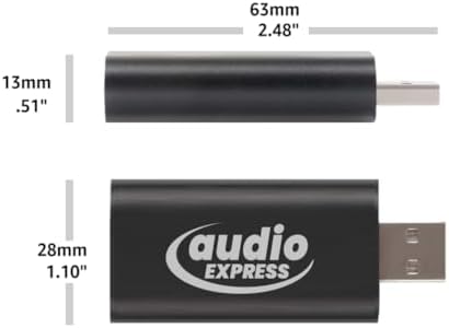 Audio Express AXHDCAP3 USB 3.0 4K HDMI Capture Card: SuperSpeed USB 3.0, 1080P HD at 60fps - Perfect for Capturing HDMI to USB 3.0 Video - Ideal for Gaming, Streaming, Teaching, and Video Conferencing