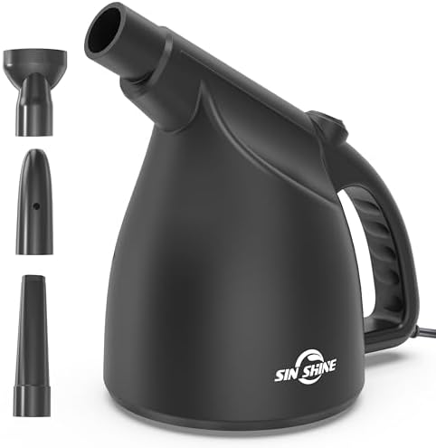 Compressed Air Duster-110000RPM Super Power Electric Air Duster for Cleaning Dust, Hairs, Crumbs, Scraps for Laptop, Computer, Replaces Compressed Air Cans & Canned Air (Jet-Black