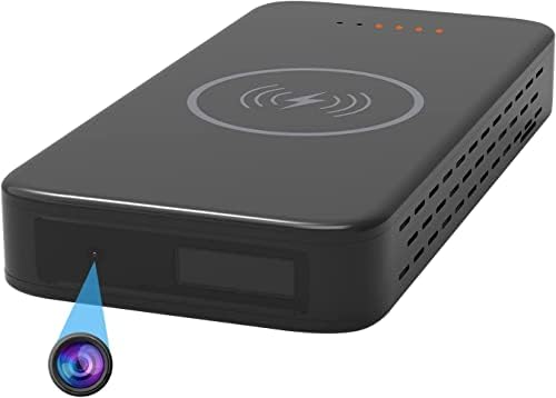 Wireless WiFi Security Camera in Power Bank, Real 1080P FULL HD Mini Camera Wireless&USB Charger with Video Recording, Mobile Phone APP Remote Control, Large Capacity Power Bank Support 2.4G and 5G