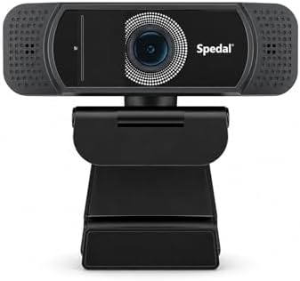 1080P Webcam with Microphone for Laptop and Desktop | Wide-angle web camera with auto light correction and plug-and-play setup for Zoom, video calls, streaming and classes.