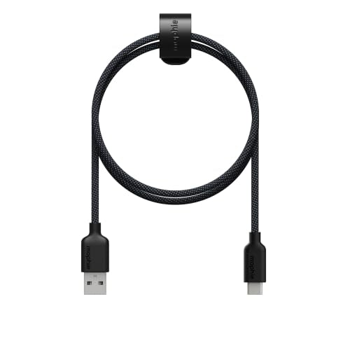 mophie Charge Stream USB-A to USB-C Cable 3ft - Flexible Silicone