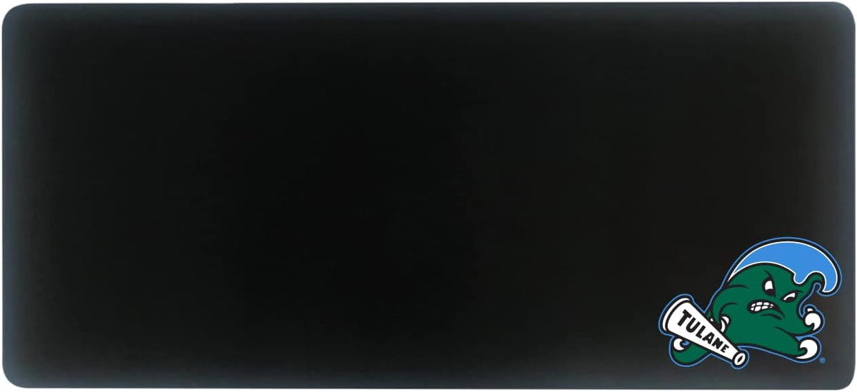 OTM Essentials Phillips Exeter Academy Classic Wireless Charging Cloth Desk Mat, Durable Office Supplies, Non-Slip Base, Quick Charging Wireless Desk Pad, Black
