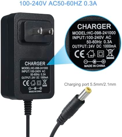 24V Charger for Kids Ride on Toys Car,24 Volt Kids Ride Battery Chargers,24 Volt Battery Charger for Ride on Car SUV Car Ride-Ons Accessories