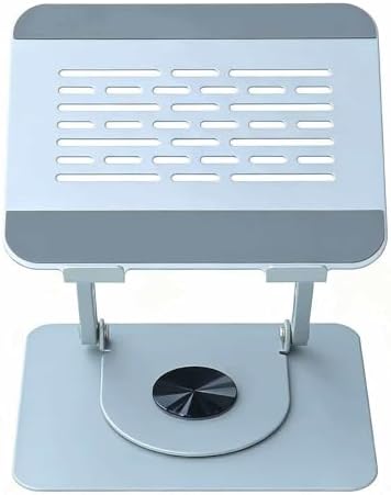 Laptop Stand for Desk, 360° Rotating Foldable Adjustable Height