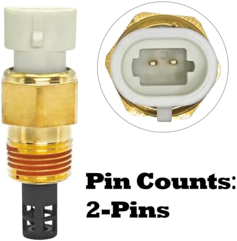 Air Temperature Sensor 25036751 with Connector Pigtail Harness - Air Temperature Sensor IAT/MAT/ACT Kit for GM 25036751 25037225 25037334
