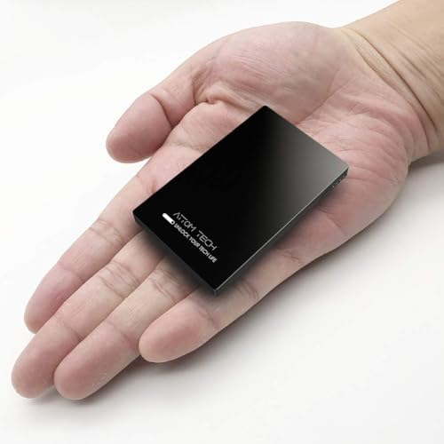 Portable Charger Power Bank 3000mAh Slim Dual USB Travel Black | Pocket Sized 2.2oz Light Design Charges Two Devices Simultaneously With FCC Safety Certified Circuit Protection