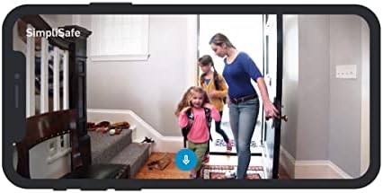 SimpliSafe SimpliCam 1080p Wired Indoor Home Security Camera with Built-in Privacy Shutter - Compatible with Gen 3 Home security system