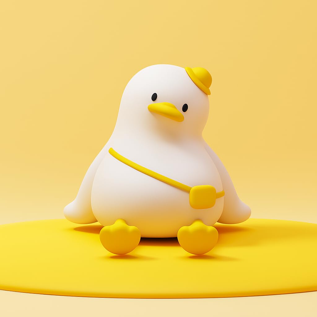 ATSUI Duck Night Light, LED Squishy Novelty Animal Night Lamp, Food Grade Silicone, 3 Level Dimmable Rechargeable Nursery Nightlight for Breastfeeding Toddler Baby Kids