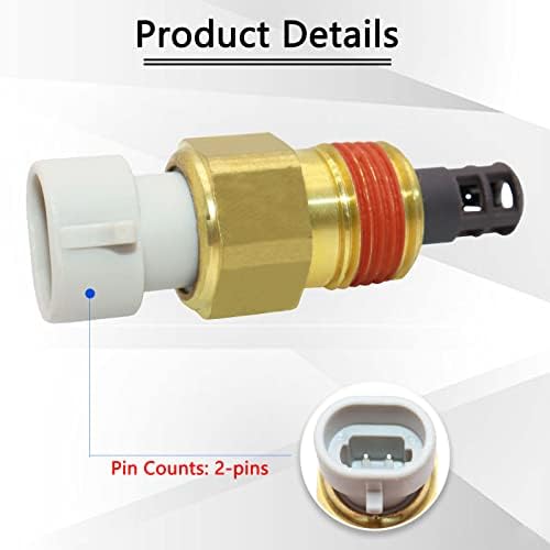 Intake Air Temperature Sensor IAT/MAT/ACT Kit for GM 25036751 | 25037225 25037334 Buick Cadillac Chevrolet GMC Pontiac Oldsmobile