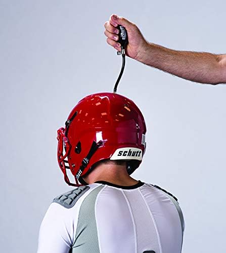 Schutt Sports Football Helmet Inflator Pump - Designed Specifically for Fitting Football Helmets with Inflatable Liners Black, One Size | Designed Specifically for Football Helmets with Inflatable Liners, Including F7 AiR Youth, F7 2.0, F7 LX1, and F7 VTD