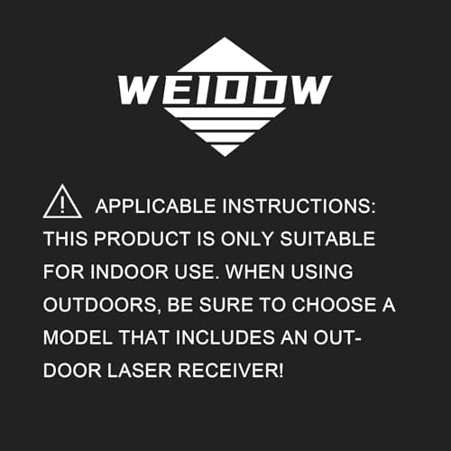WEIDDW Laser Level 360° Green Cross Line Self Leveling Laser Measuring Tool