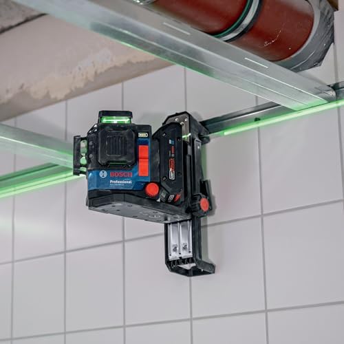 BOSCH DK20 Fine Adjustment Drop Ceiling Bracket - Secure and Versatile Mounting for Laser Measures with Microfine Height Adjustment