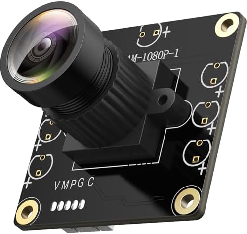 1080P USB2.0 UVC Camera, 130° Wide Angle Camera, Plug & Play for PC, Raspberry Pi, Jetson Nano and SBCs. Support Windows, Linux, Android and Mac OS.