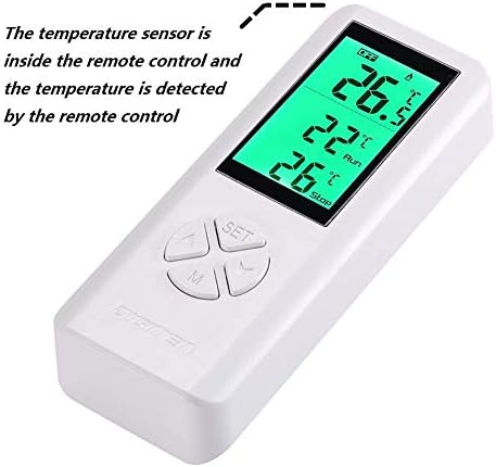 DIGITEN Wireless Temperature Controlled Outlet, Digital Plug-in Thermostat with Remote Control, Built-in Temp Sensor, Heating & Cooling for A/C, Fans, Heaters (Remote Detects Temperature)
