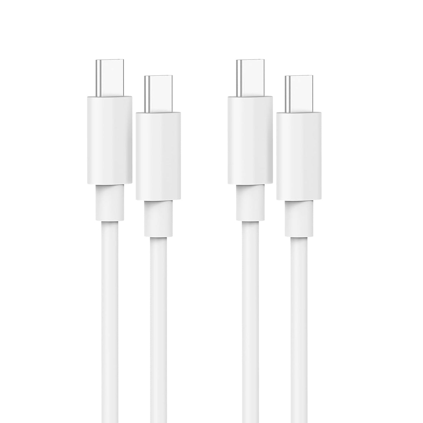 USB C to USB C Cable (2-Pack, 6.6ft) for MacBook Air/Pro Charger, iPad Pro 12.9/11 inch, iPad Air 5/4, Mini 6, iPhone 17/16/15, Pixel, Galaxy S25/S24, Switch 2, Type C Fast Charging Cord