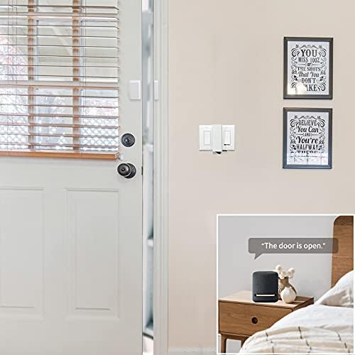 THIRDREALITY Zigbee Door Sensor and Water Leak Sensor, for Home Security and Smart Home Automation, Works with SmartThings, Aeotec, Hubitat or Echo Devices with Build-in Zigbee Hub,hub Required