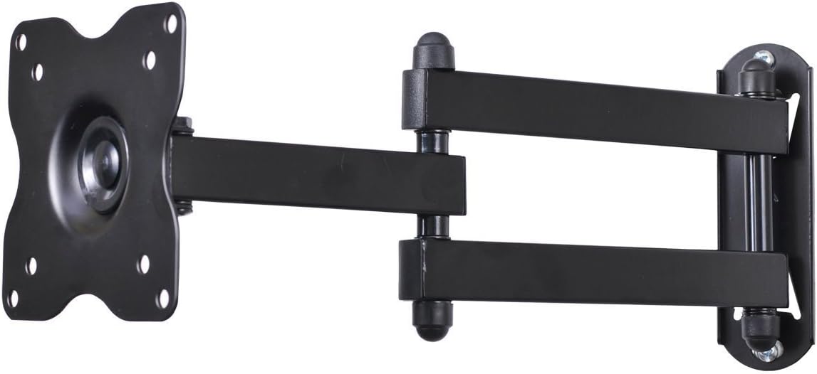 VideoSecu ML12B TV LCD Monitor Wall Mount Full Motion 15 inch Extension Arm Articulating Tilt Swivel for Most 19"-31" LED TV Flat Panel Screen with VESA 100x100, 75x75 1KX