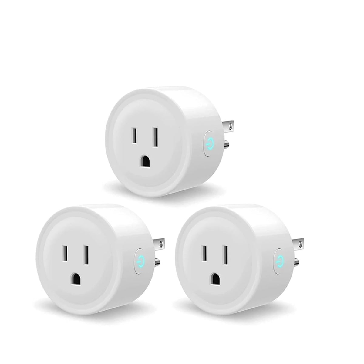 Tuya Smart Plug WiFi Socket 20A with Power Monitoring US Canada Mexico Peru Japan Timing Voice Control Support(100-240V_WiFi 1PCS)