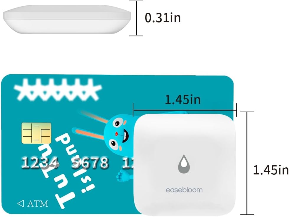 Water Leak Detector for Home, Hub & Mini Sensor 4-Pack | App Notifications, For Kitchen/Bathroom, Smart Water Leak Sensor