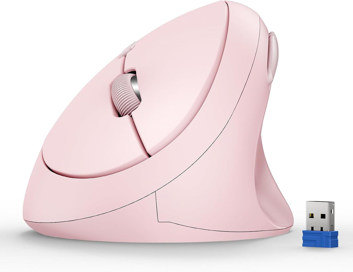 TECKNET Ergonomic Wireless Mouse 2.4G Vertical Mouse Silent 4800 DPI