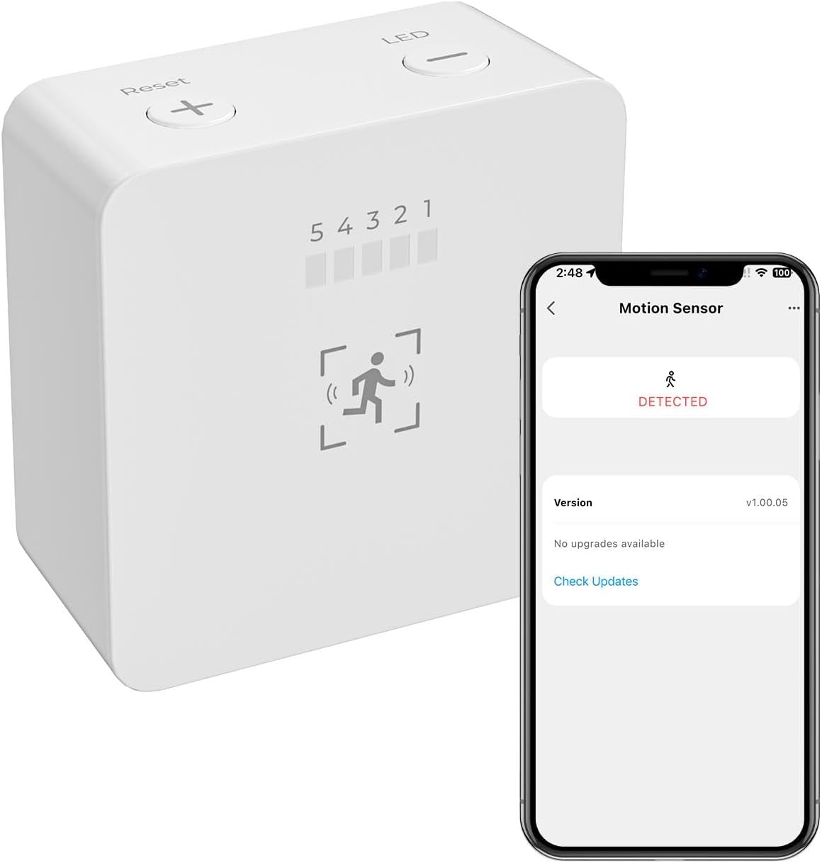 THIRDREALITY Motion Sensor R1 with Case, 5.8G Radar,Adjustable Sensitivity,Zigbee Hub Required,Support Home Assistant,SmartThings,Homey,Hubitat or Echo Devices with Built-in Zigbee hub
