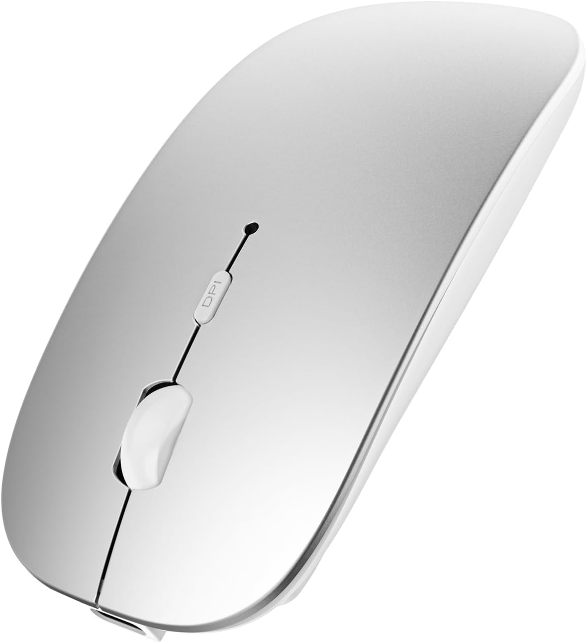 SUNGI Bluetooth Mouse for Laptop/MacBook/iPad/Android PC,Rechargable Quiet Slim Wireless Mouse with Jiggler for Windows/Linux/Tablet,Black
