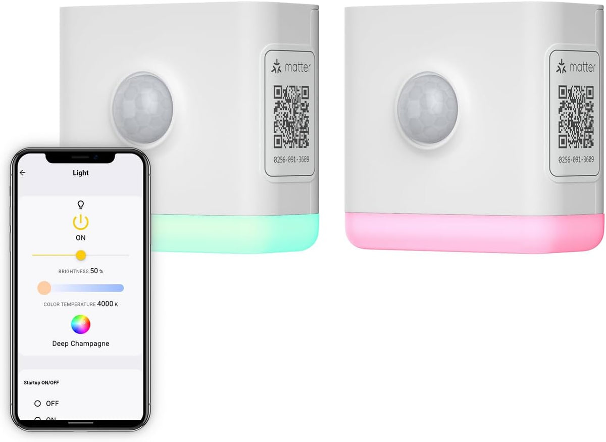 THIRDREALITY Smart Color Night Light, Matter Over WiFi, 3-1 Multi-Functionality, Work with SmartThings, Google Home, Apple Home, Alexa