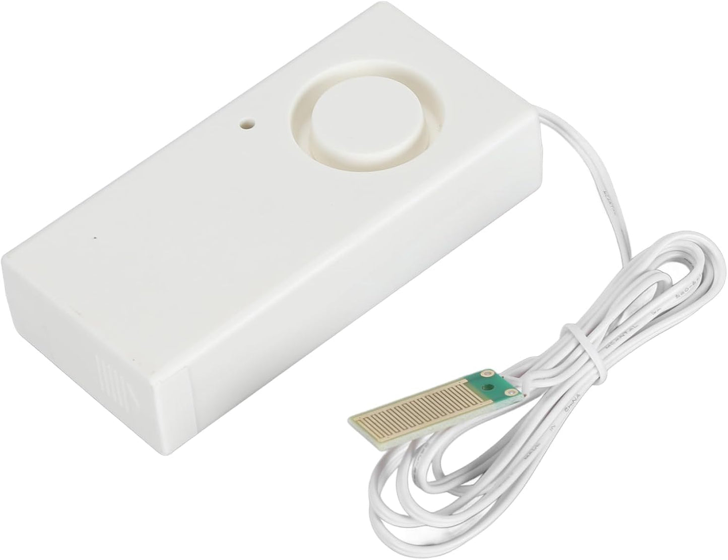 Water Leak Alarm Sensor, High Sensitivity 120dB Loud Audible Alert Overflow Detector for Home Kitchen Fish Tank Pool ABS Material