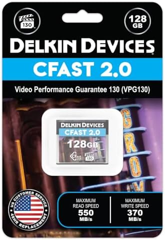 Delkin Devices CFast 2.0 VPG130 Memory Card (128GB)