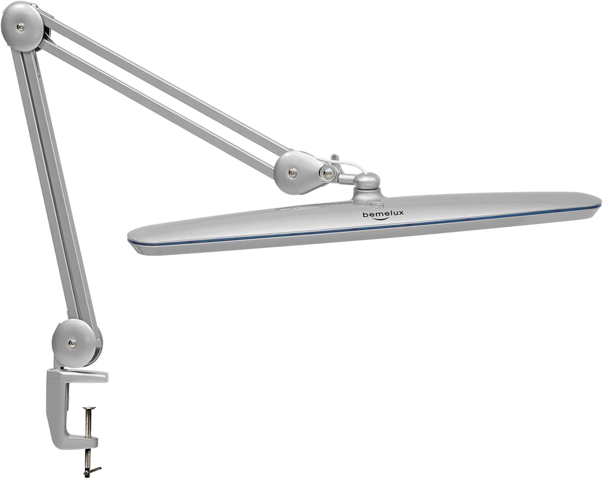 23-Inch LED Task Lamp with Clamp, 24W 2200LM, Black