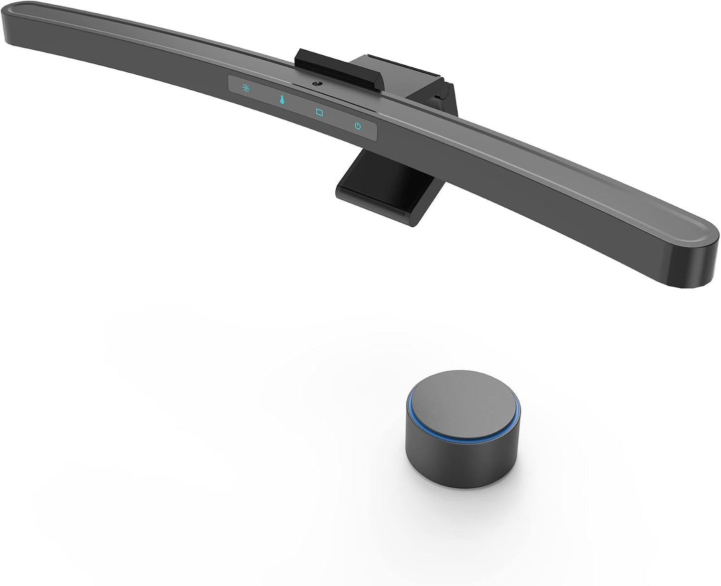 ONWAY Curved Monitor Light Bar with RGB Backlight, Wireless Remote Touch Control, No Glare Lamp with Camera Base for Gaming/Office Computer Setup