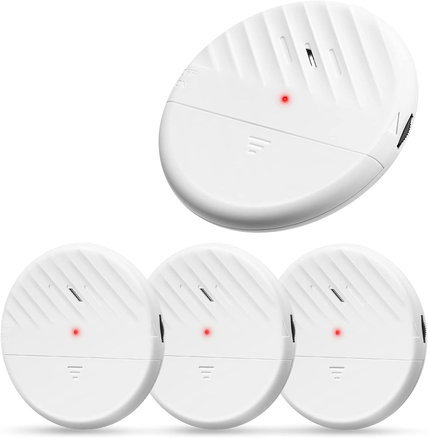 Wsdcam Glass Break Sensor Alarm 125dB Ultra-Slim Wireless Glass Break Detector Window Alarm Vibration Sensor for Home Window and Door Security (8)