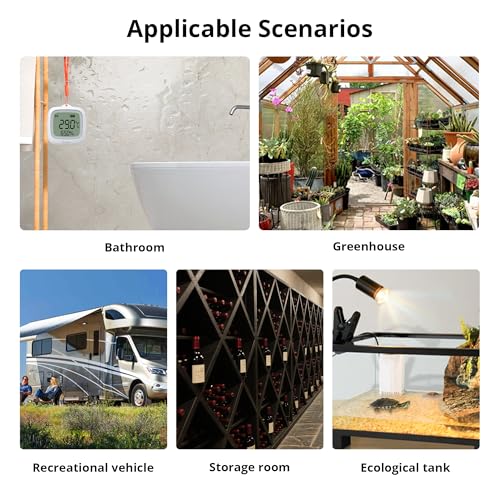 SONOFF SNZB-02WD IP65 Zigbee LCD Smart Temperature Humidity Sensor, Waterproof for Greenhouse/Bathroom, App Monitoring with Charts, Flexible Installation