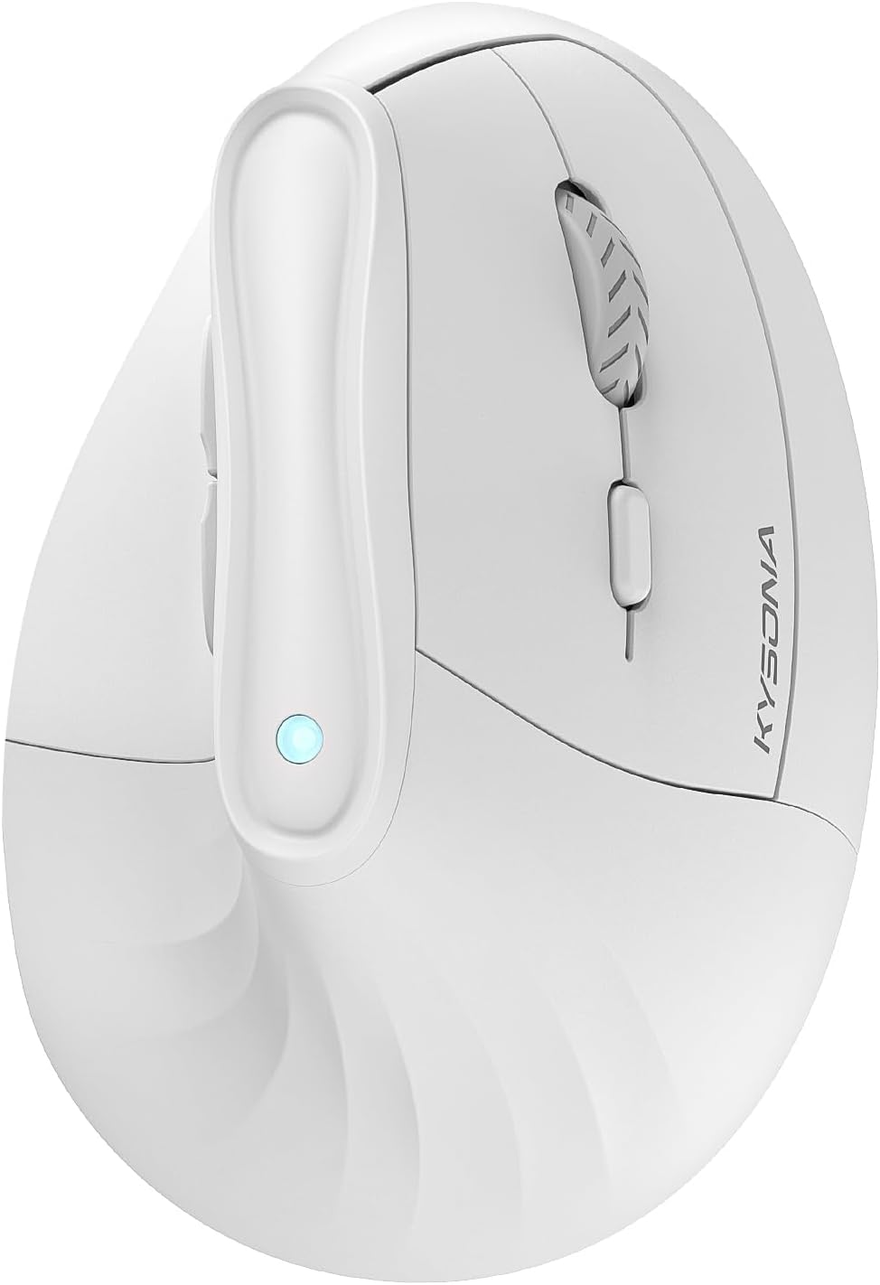 KYSONA Ergonomic Mouse Wireless, Bluetooth Vertical Mouse, 5-Level Adjustable DPI, 2.4G Silent Switch Mice for Windows, MacOS, IPadOS, Laptop, PC, Green