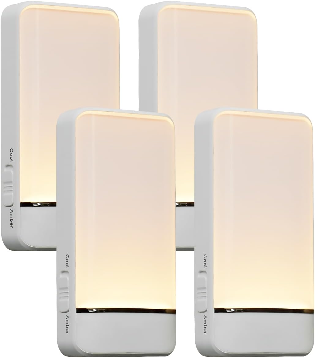 Dawnrise Night Lights Plug into Wall with Invisible Motion Sensor, 2 Pack