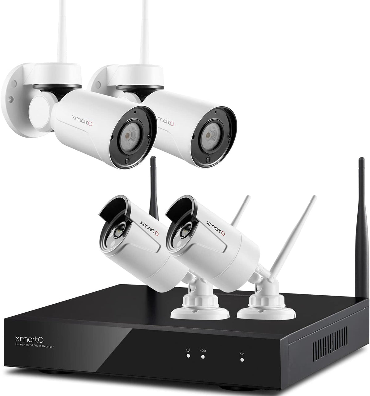 XMARTO 10X Zoom 2K HD 24/7 Recording Security Camera with Auto Tracking