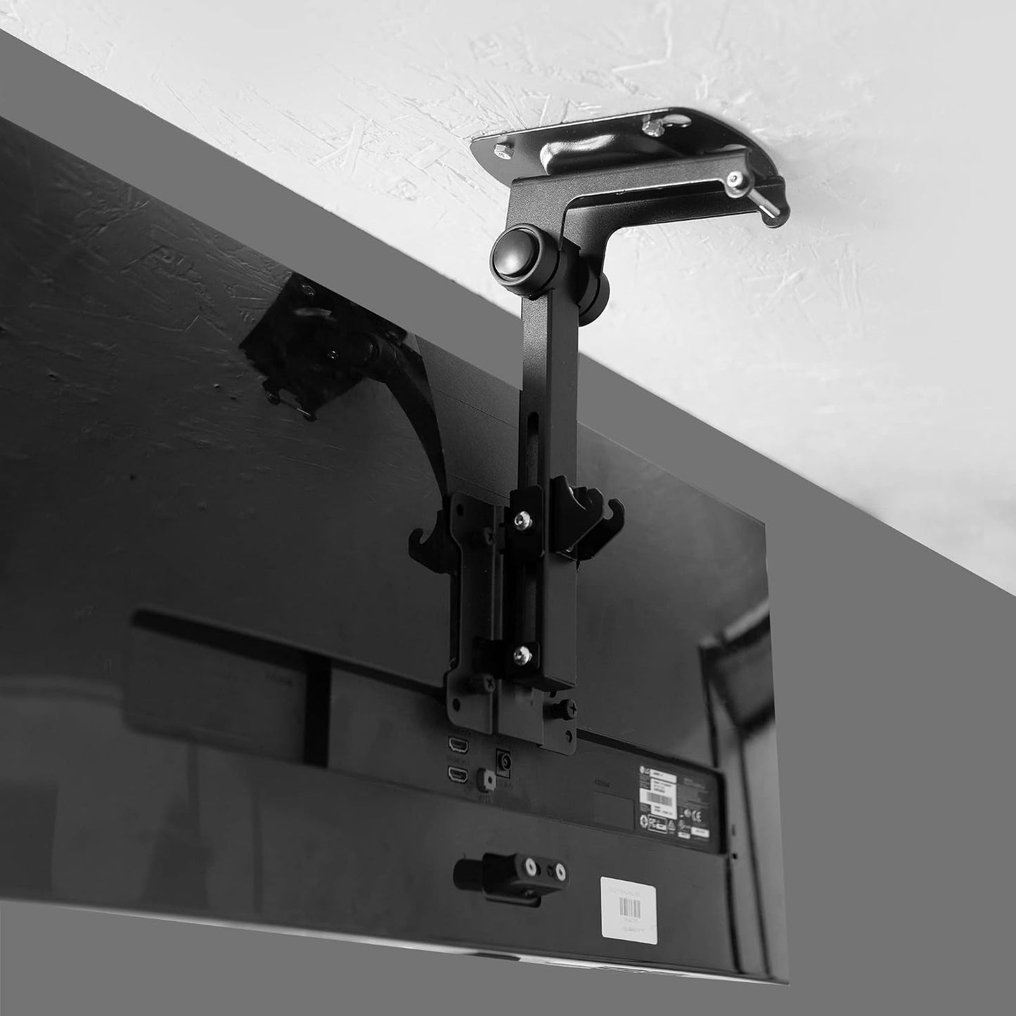 VIVO MOUNT-M-FD27 Manual Folding Ceiling Mount for 13-27 inch Flat Screens, Tilt Roof, Under Cabinet Mount for LCD TVs and Monitors