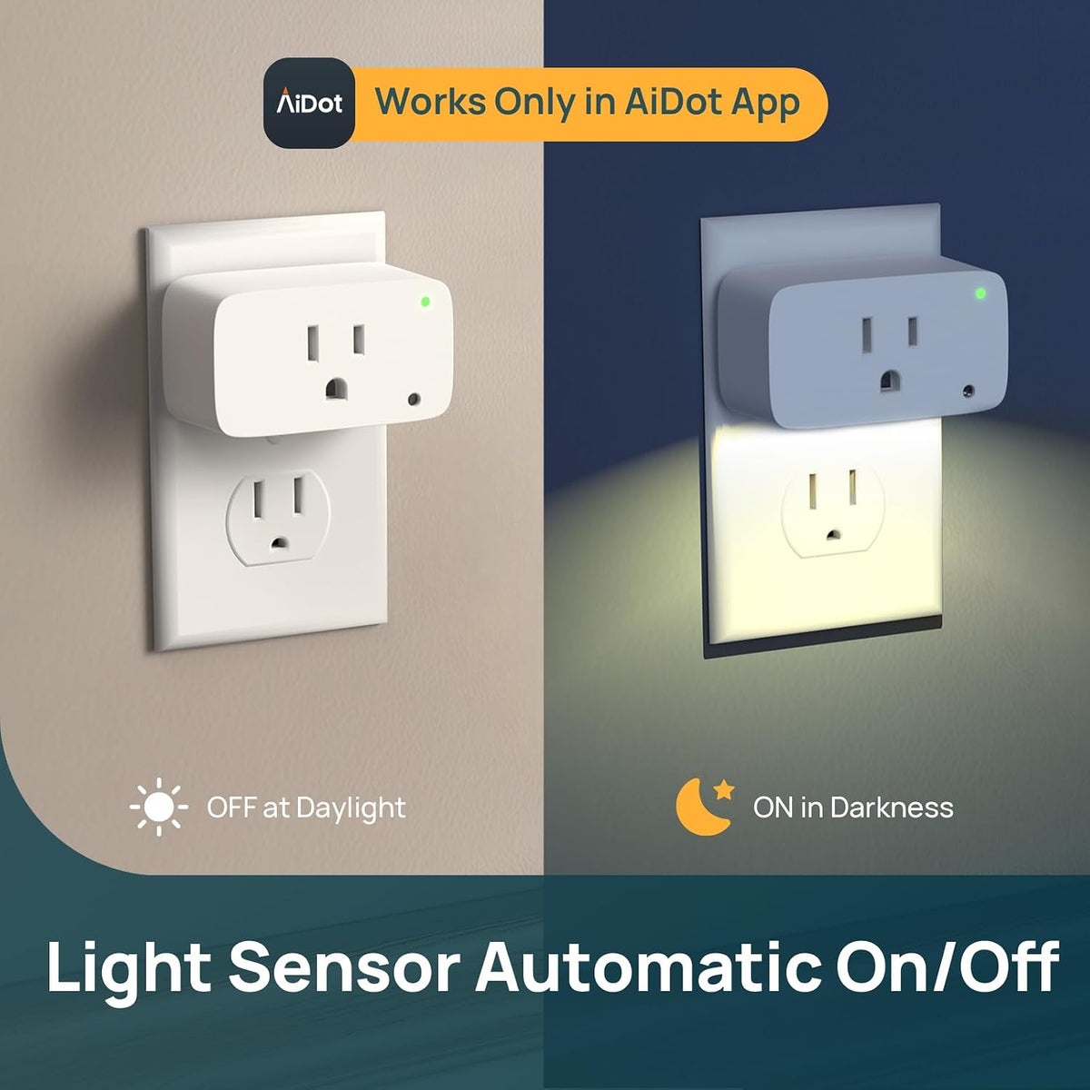 Linkind Matter Smart Plug, Work with Apple Home, Alexa, Google Home, 2 Pack