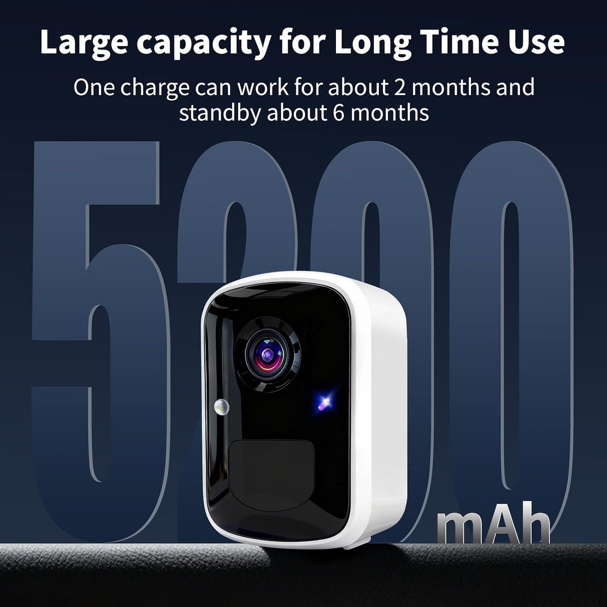 Goalake Wireless Security Camera, 3MP 2K Battery WiFi Camera for Home, AI Motion Detection,Color Night Vision,2-Way Talk,Spotlight Siren, IP65,No Monthly Fee,Cloud/SD Storage(Pre-Inserted SD Card)