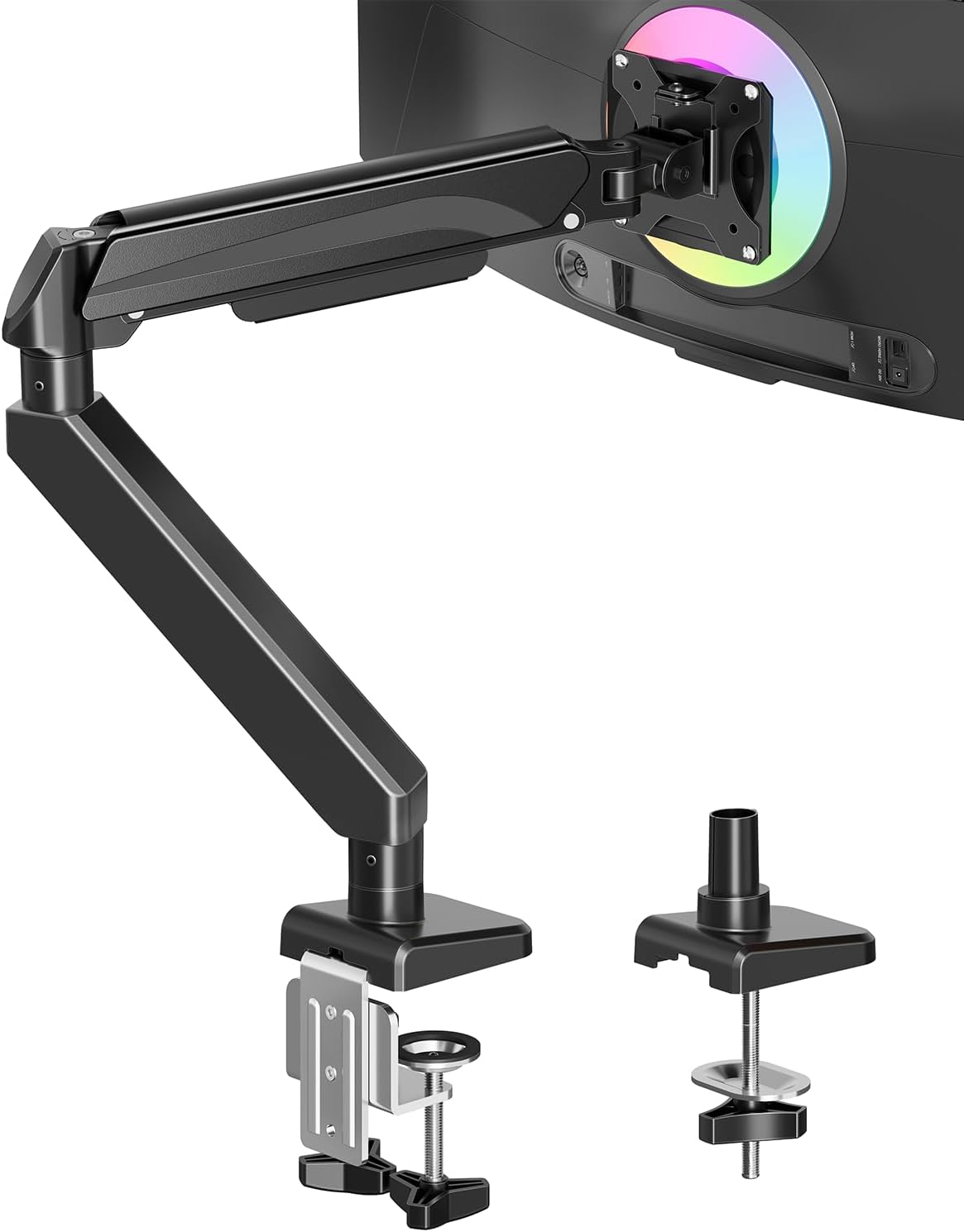 MOUNT PRO Ultrawide Dual Monitor Arm for Max 43" Monitor, Holds up to 33lbs