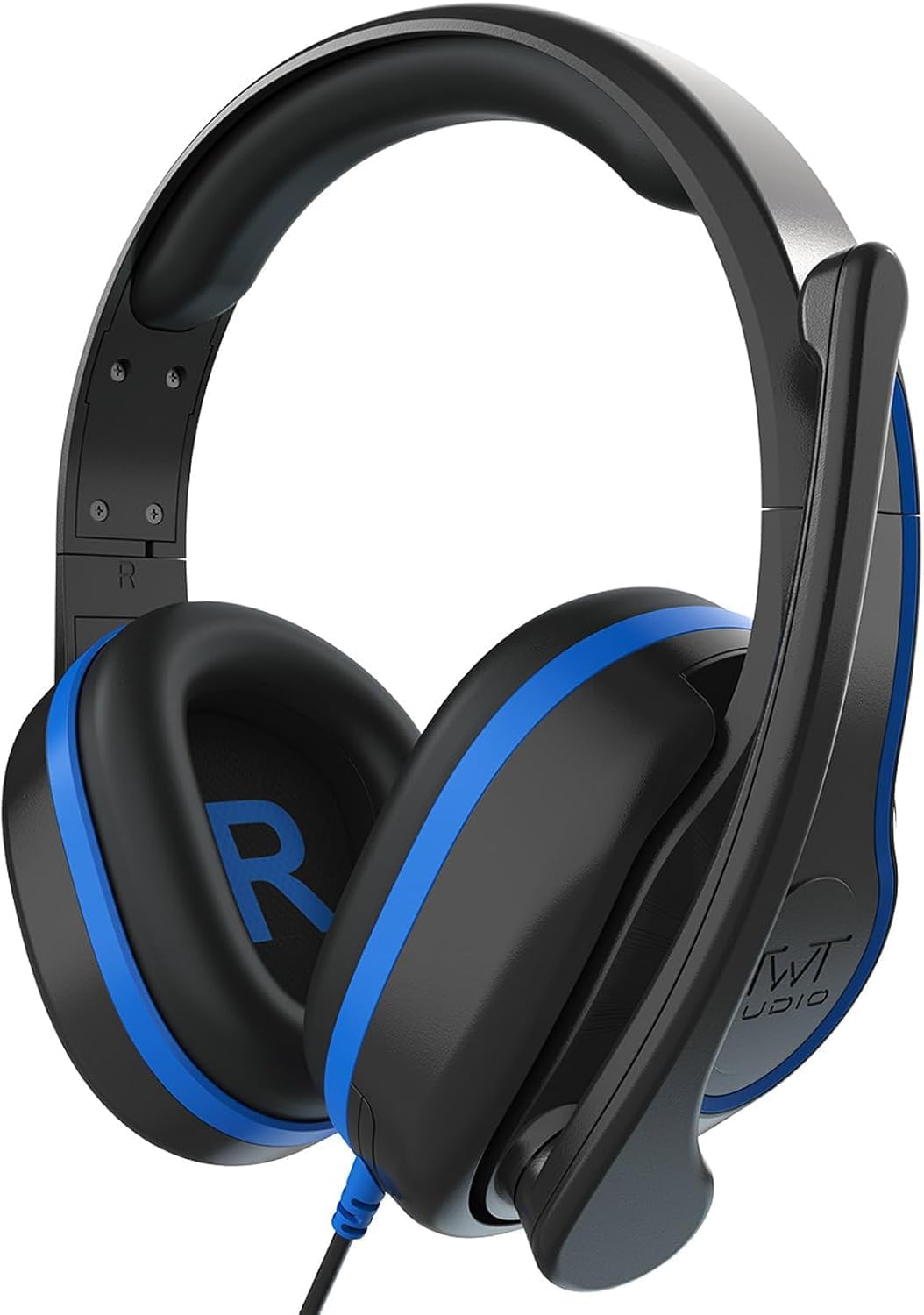 TWT Audio REVO TW320 Stealth Over-Ear Wired Headphones With Mic Boom, USB-A