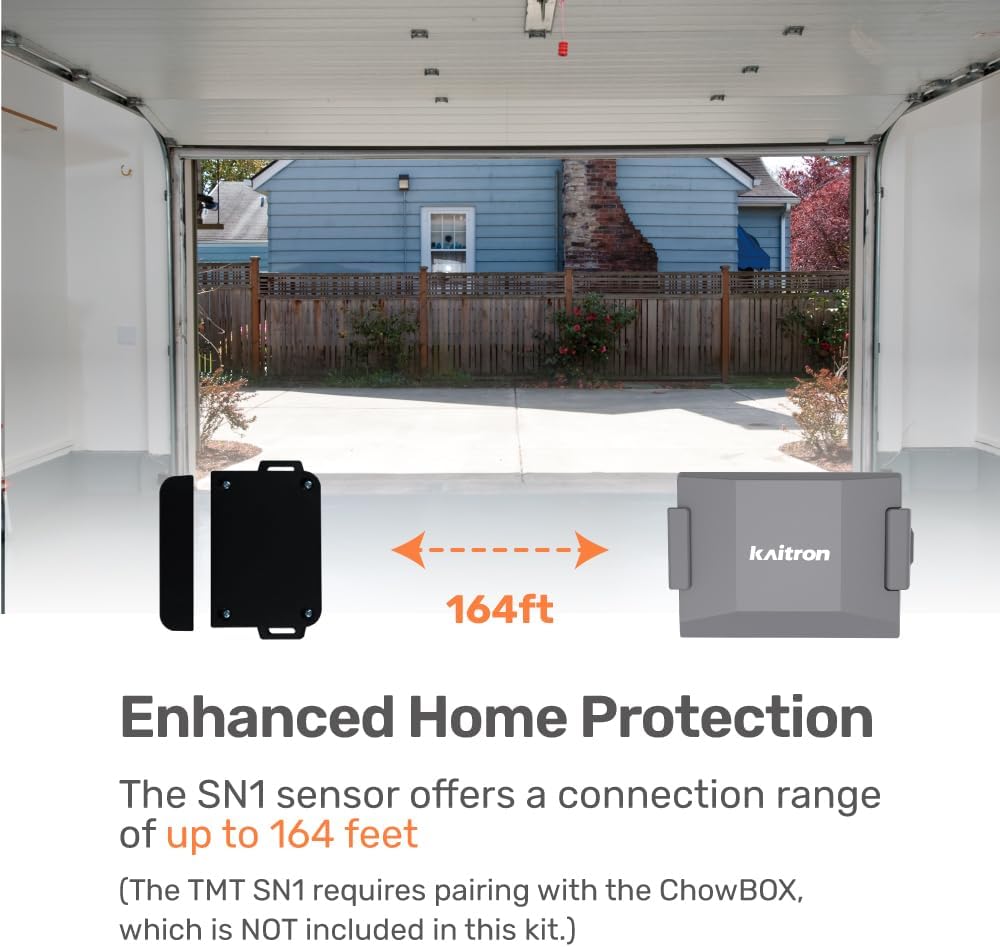 TMT SN1 Wireless Smart Door Sensor, WiFi Window Alarm Sensor Up to 164 Feet, Wireless Contact Sensor for Home Security, Smart Home Devices Compatible with with ChowBOX