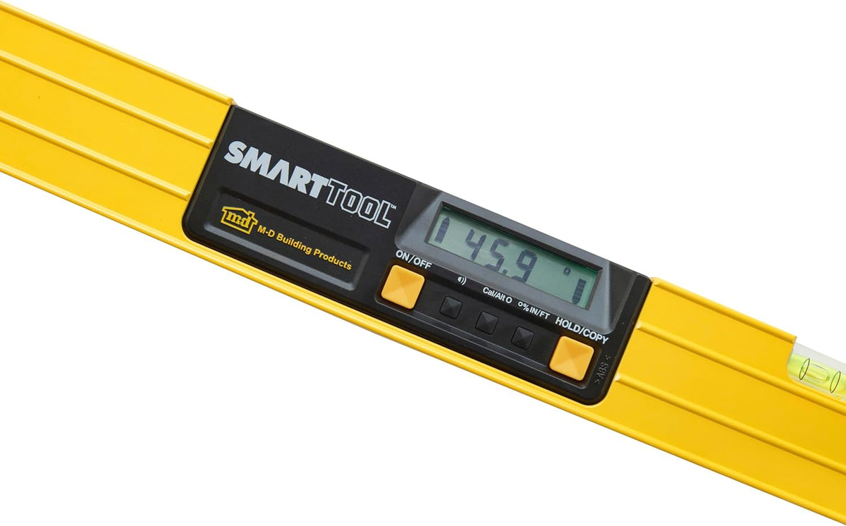 M-D Building SMARTTOOL® Digital Level, Yellow, 48in, With Carry Case