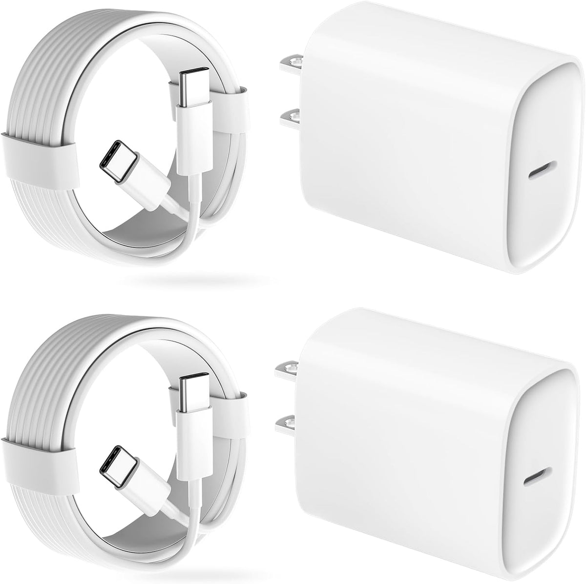 iPhone 18 17 16 Pro Max Charger Fast Charging, 20W iPhone Duo USB C Charger