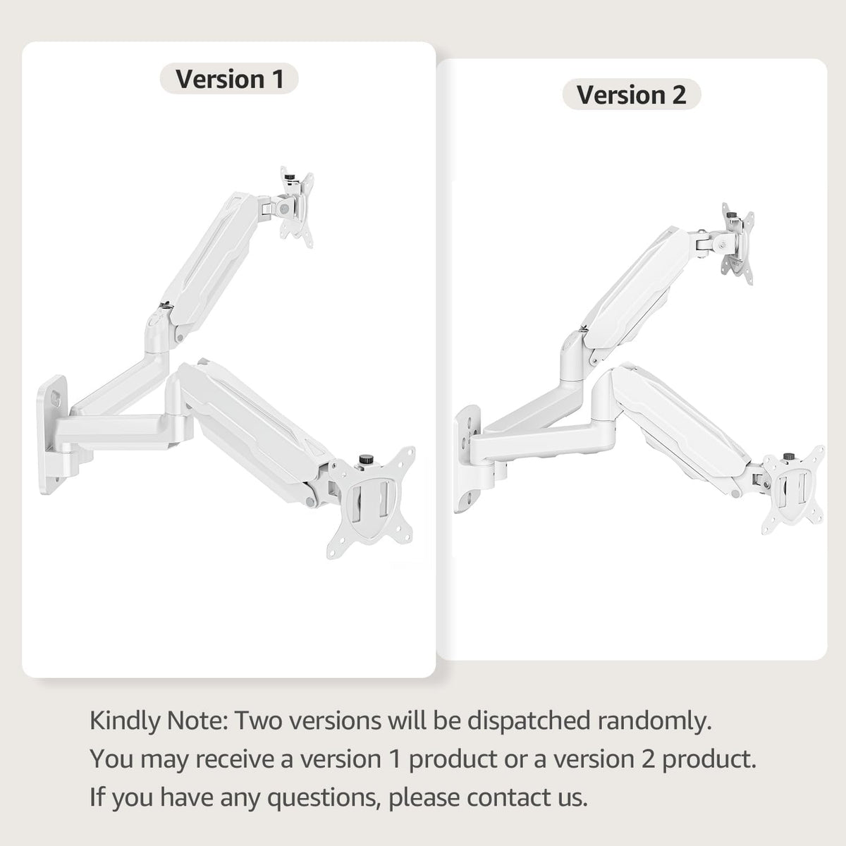 MOUNT PRO Dual Monitor Wall Mount for Max 32" Screens, Up to 19.8lbs Each