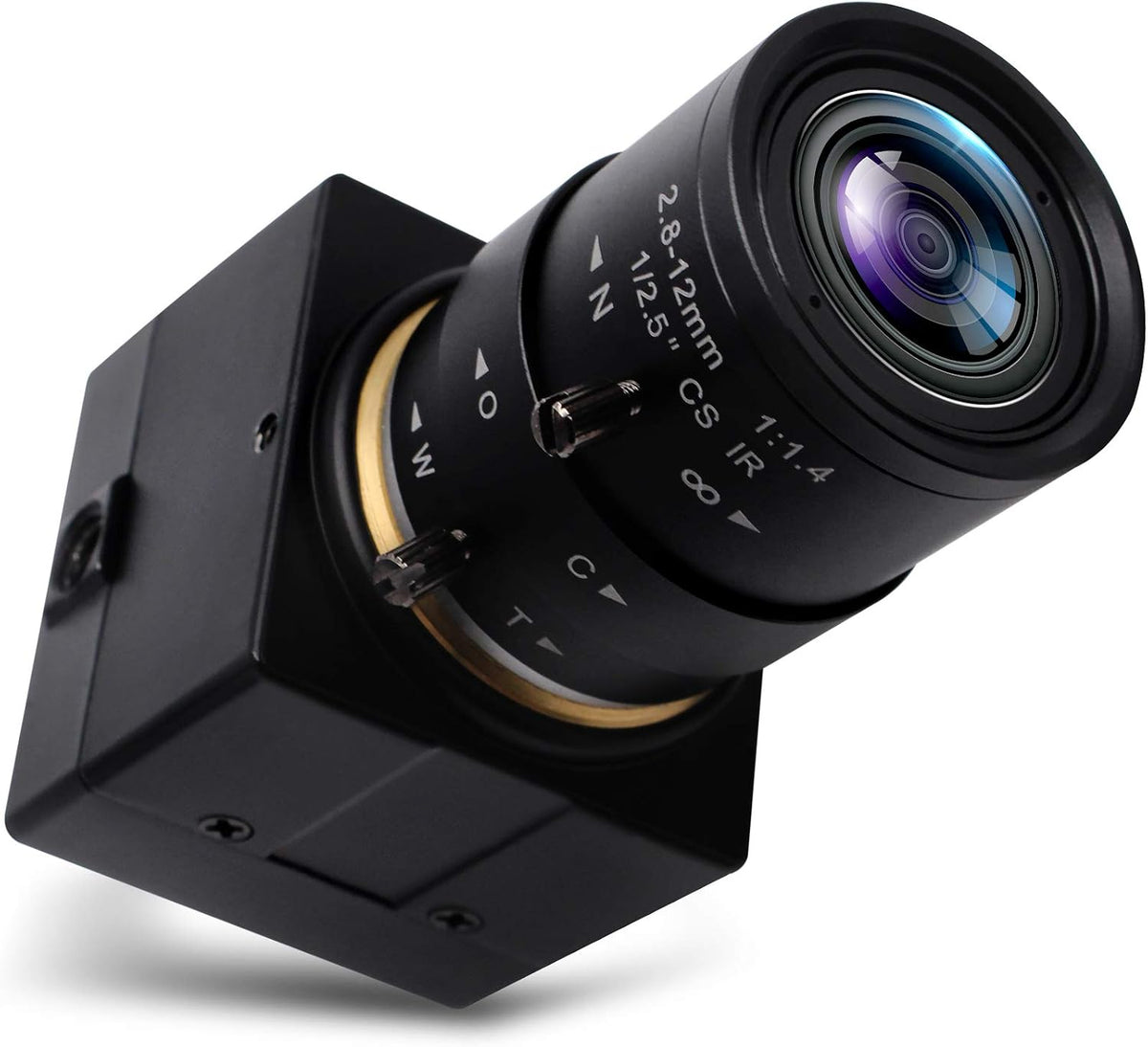 SVPRO USB Web Camera 1080P Full HD Webcam with Zoom Lens, 5-50mm Telephoto Webcam Manual Focus with Sony IMX323 Sensor, H.264 0.01lux Low Light Camera for Industrial Machine Vision,UVC Free Drive