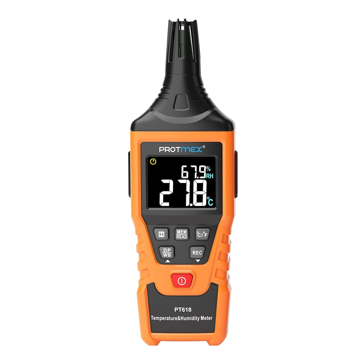 Protmex PT6508 Temperature Humidity Meter - Wet Bulb for Indoor/Outdoor