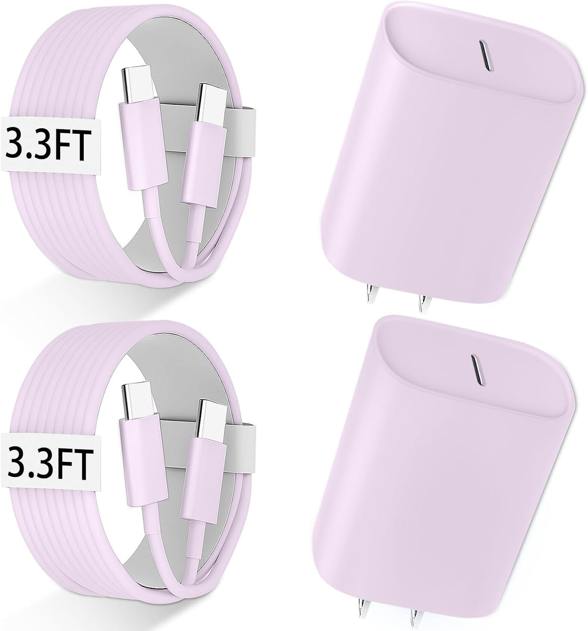iPhone 17 16 15 Charger Fast Charging, 6 FT iPhone 17 Pro Max Charging Cable (65W/3A) USB C Cord with 20W PD Fast iPhone 17 Pro Max Chargers Block for iPhone 17/17 Pro Max/17 Air/16/15 Series, iPad