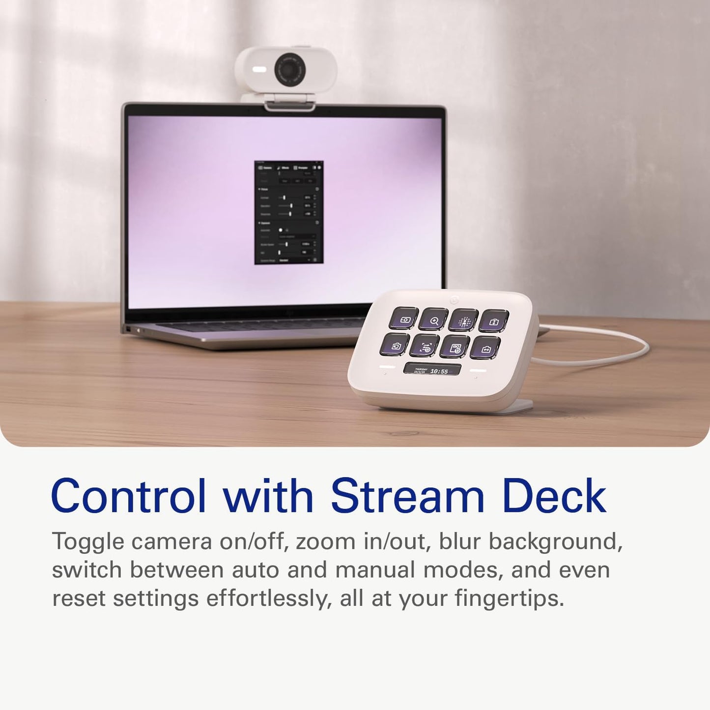 Elgato Facecam Neo, Full HD Webcam with Privacy Shutter | 1080p60 true HD video, HDR enabled, Plug and play setup, Easy-slide shutter, Zero-plastic packaging, USB-C